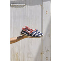 Espadrille Plate Brestoise - Marine Rouge - Homme ESPADRILLE PLATE Escadrille