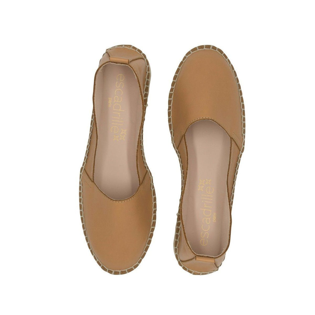 Espadrille Plate Lyonnaise - Camel - Femme ESPADRILLE PLATE Escadrille