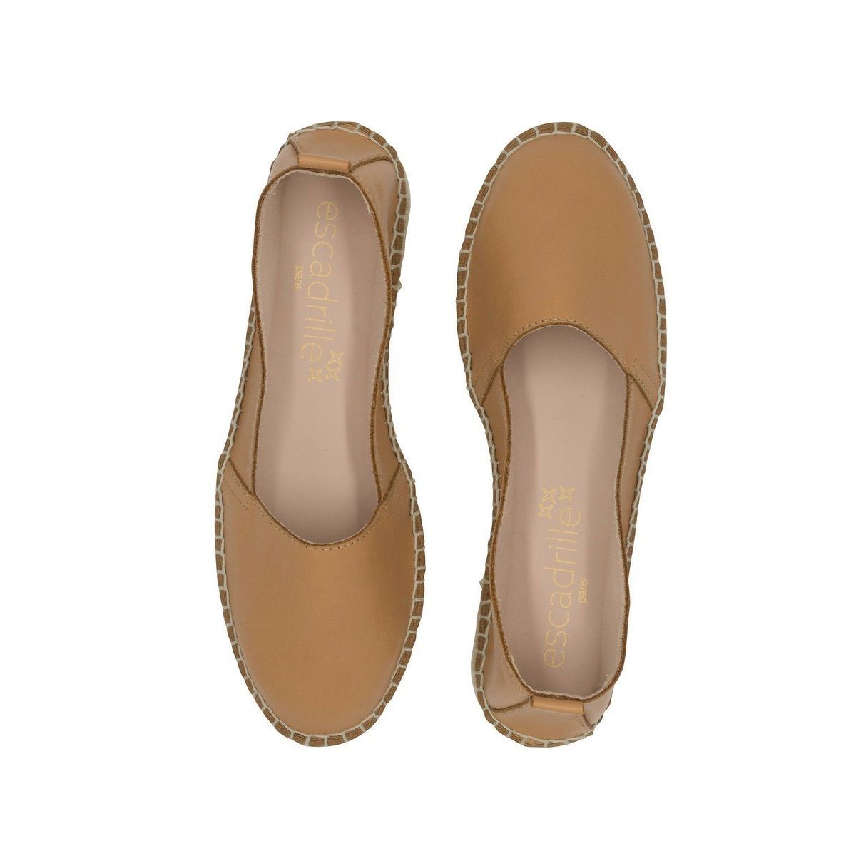 Espadrille Plate Lyonnaise - Camel - Femme ESPADRILLE PLATE Escadrille