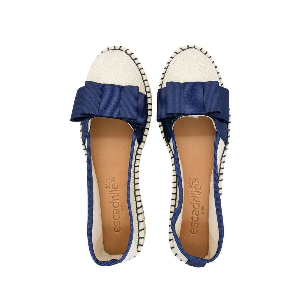 Espadrille Plate Parisienne - Marine - Femme ESPADRILLE PLATE Escadrille