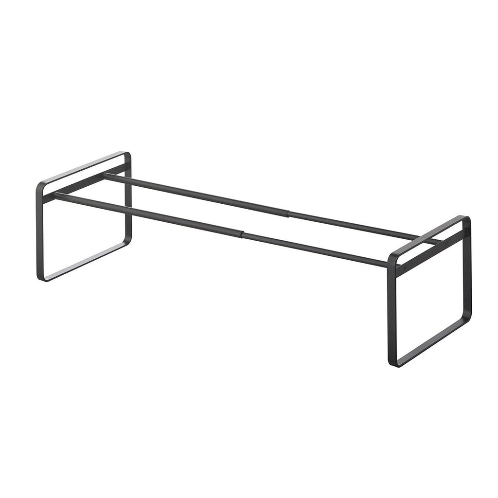 Etagère À Chaussures Extensible Noire 1 Niveau - L41cm - Noir