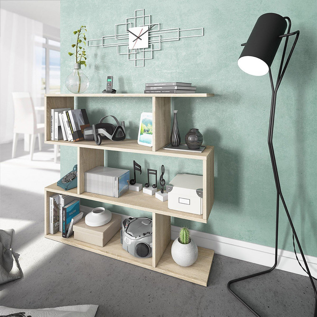 Étagère Avec 3 Niveaux L110cm - Athena - Décor Chêne Artisan