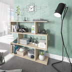 Étagère Avec 3 Niveaux L110cm - Athena - Décor Chêne Artisan