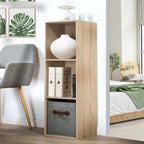 Etagère De Rangement 3 Cases - Décor Bois
