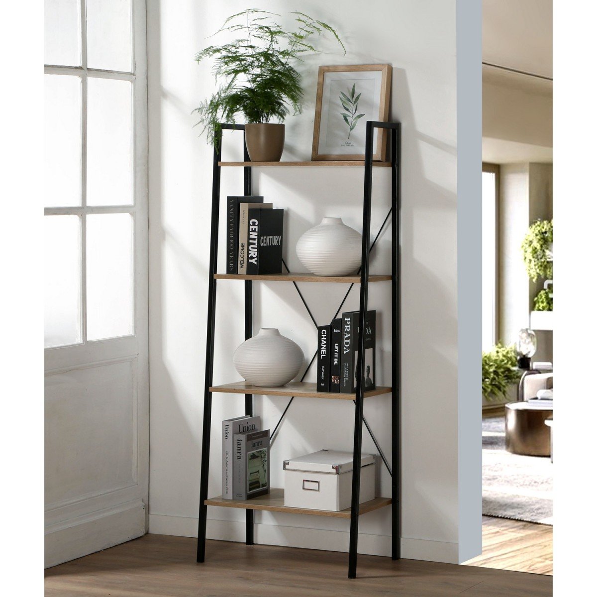 Lexie - Étagère De Rangement 4 Niveaux