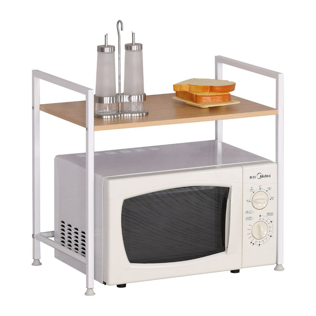 Etagère Cuisine Pour Four À Micro-Ondes - H50 cm - Blanc