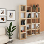 Étagère 5 Cases H167 cm - Lofty - Chêne Clair & Blanc