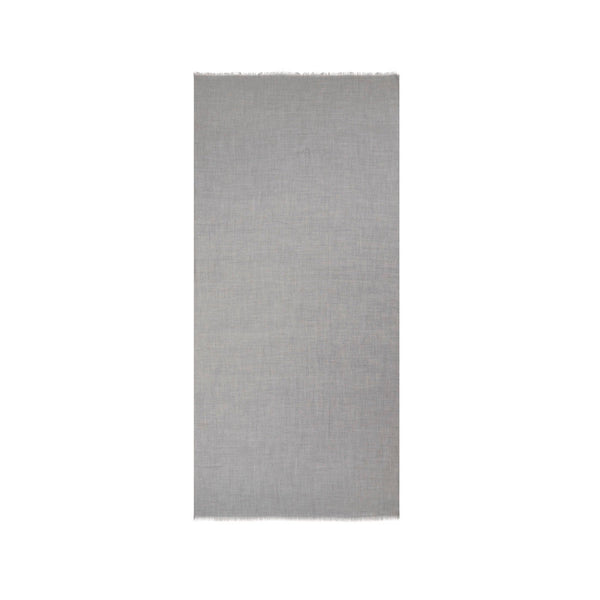 Étole Voile De Cashmere Guaratuba Gris Sombre, Maille Classique, 100% Voile De Cachemire - Accessoire - Authentic Cashmere - The Bradery