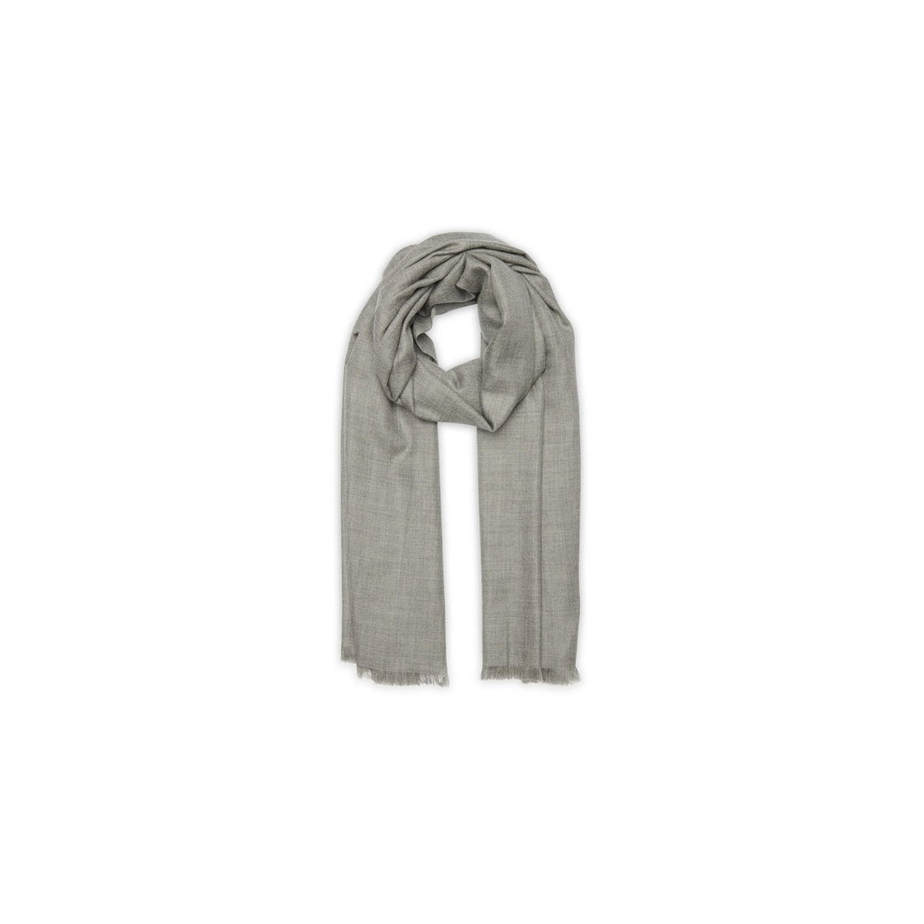Étole Voile De Cashmere Tabatinga Gris Sombre, Maille Classique, 100% Voile De Cachemire - Accessoire - Authentic Cashmere - The Bradery