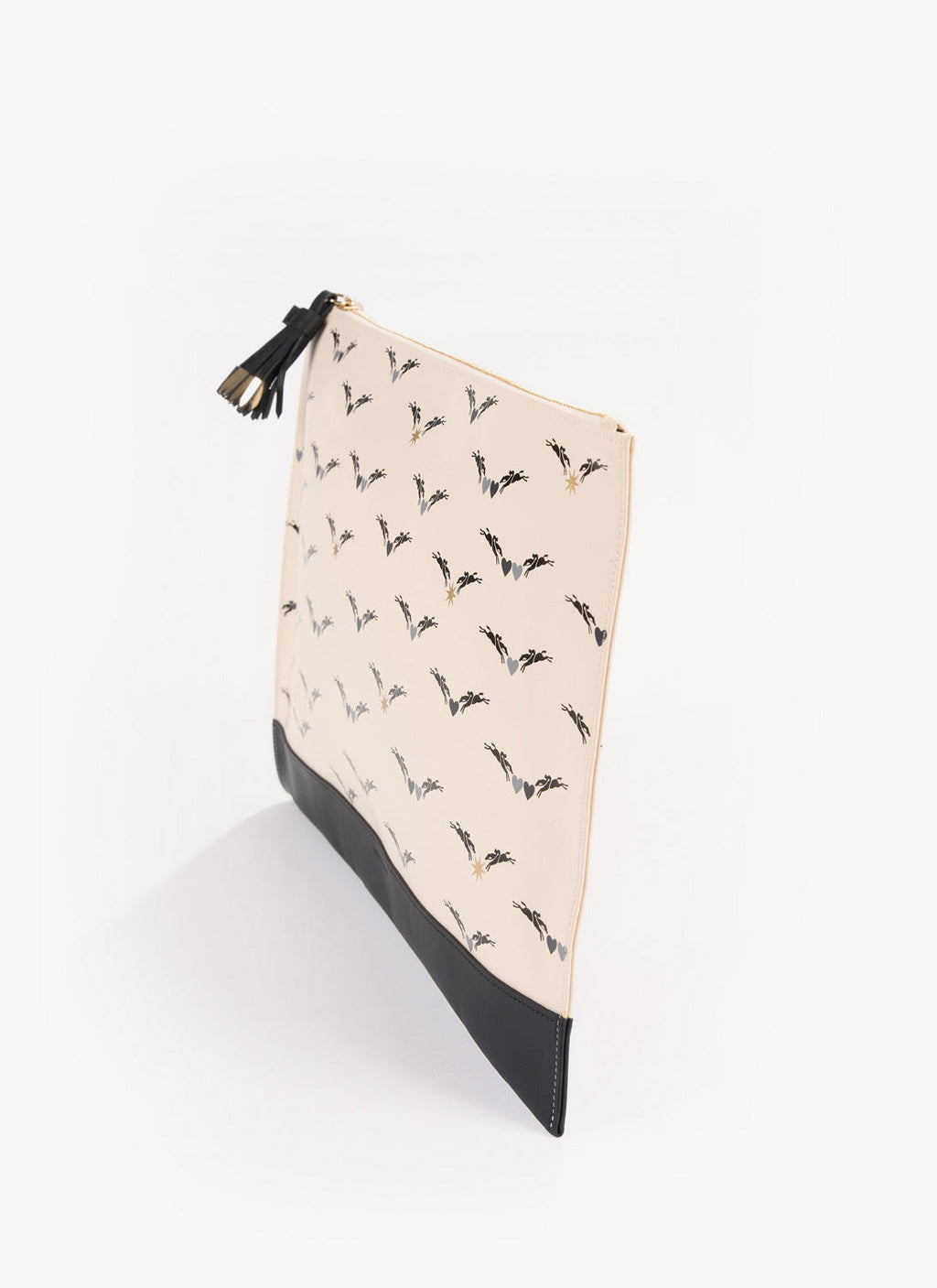 Longchamp - Pochette - Beige - Femme