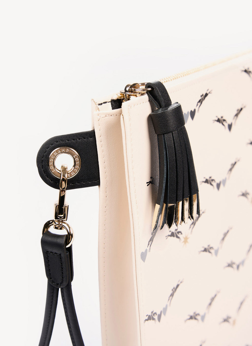 Longchamp - Pochette - Beige - Femme