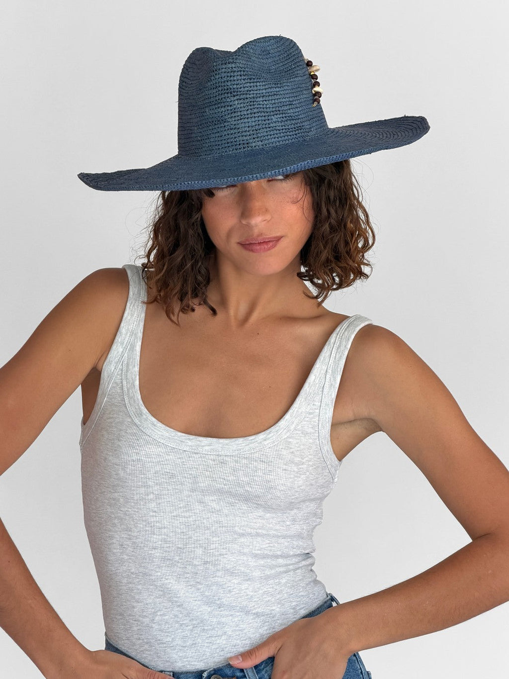 Chapeau Paille Eve - Jeans