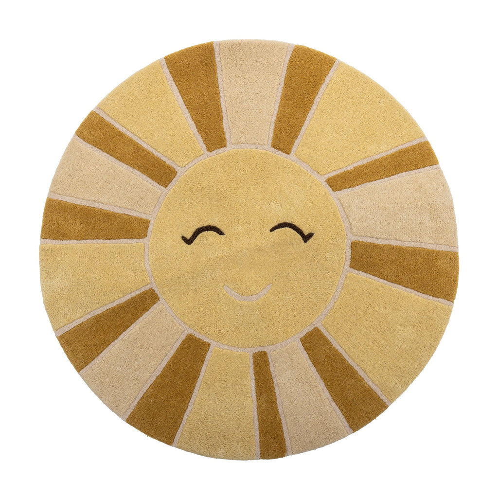 Sun - Tapis - Jaune - Laine