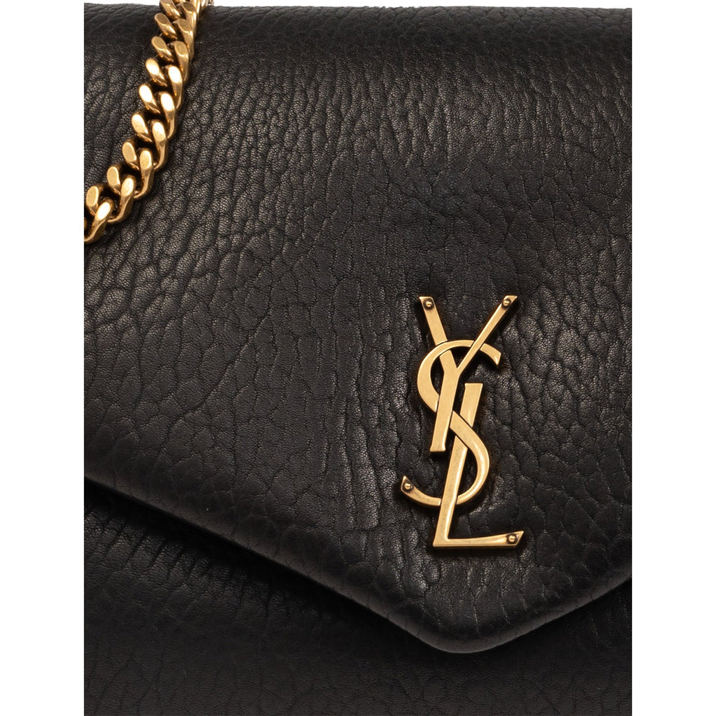 Saint Laurent Calypso Large Shoulder Bag - Black - Femme