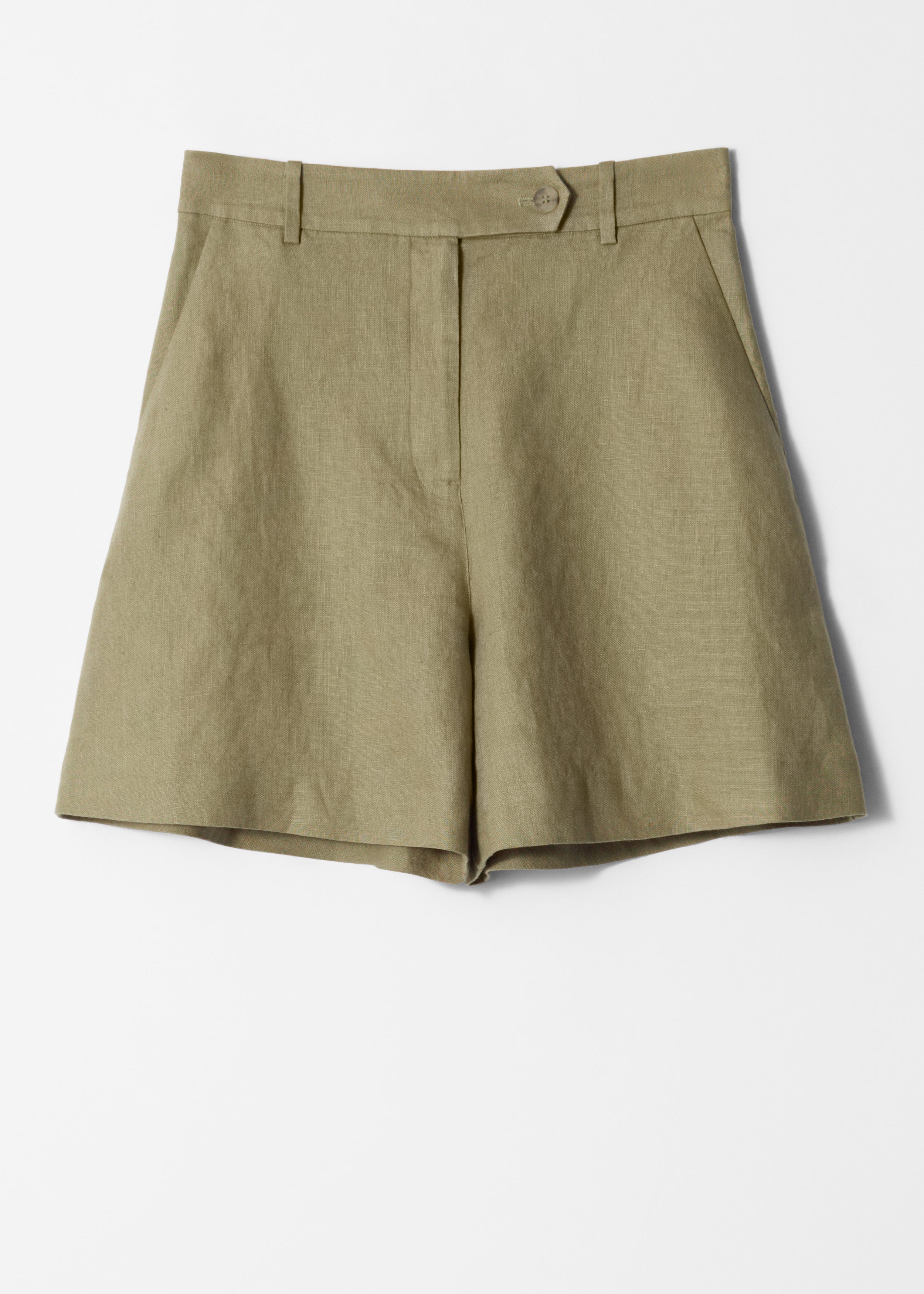 Short Es Nala Linnen Shorts - Kaki