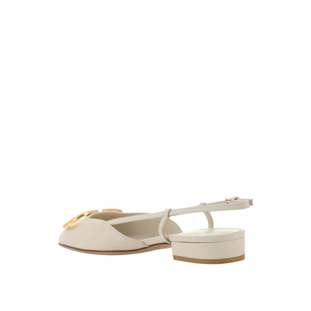 Ballerines Valentino Garavani Vlogo - Cream - Femme