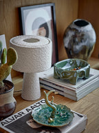 Emmie - Lampe À Poser - Blanc - Polyester
