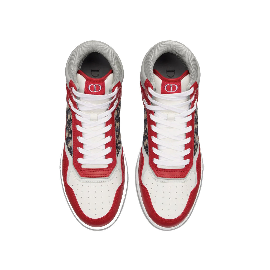 Sneakers - Dior Oblique High-Top - Red