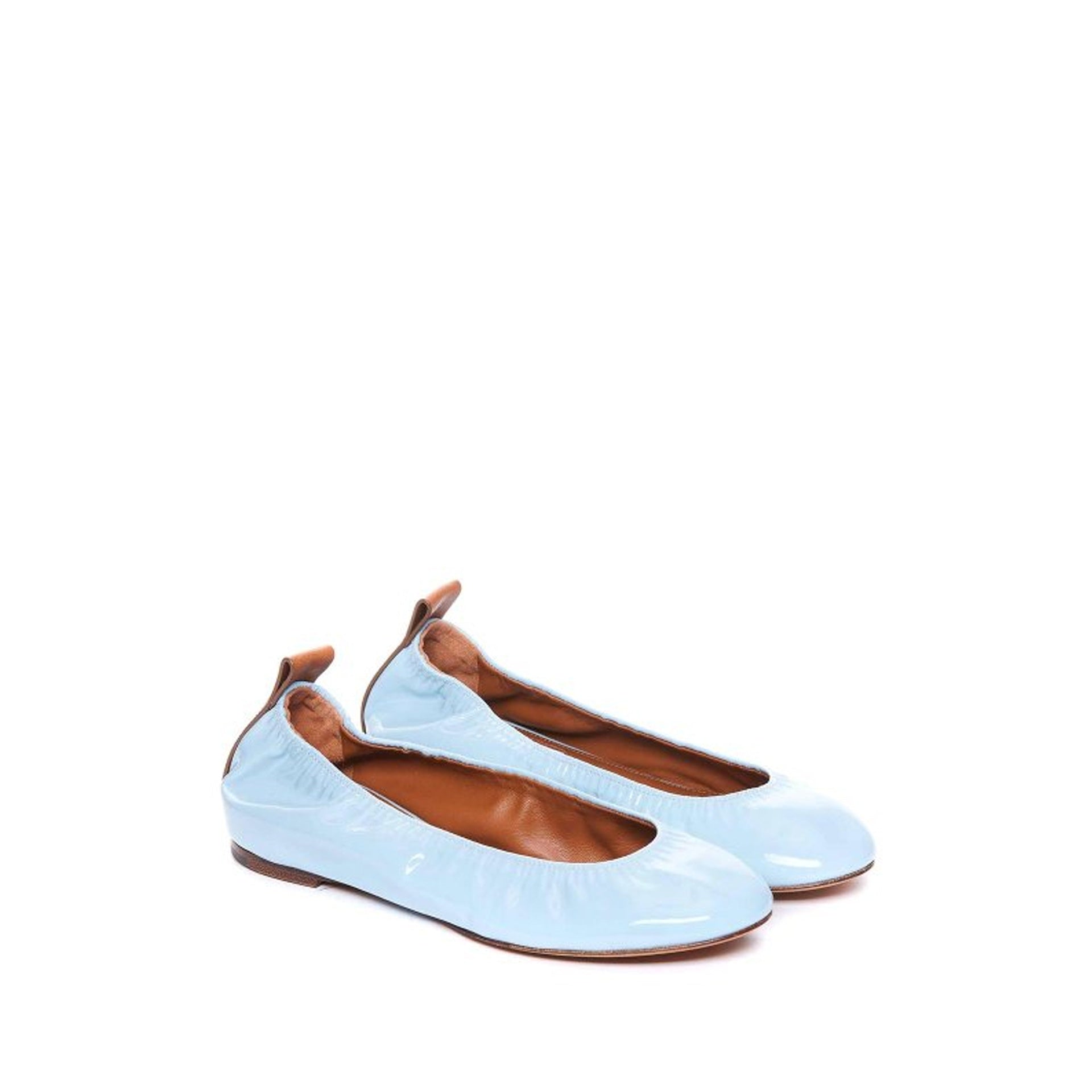 Ballerines Lanvin Leather - Blue - Femme
