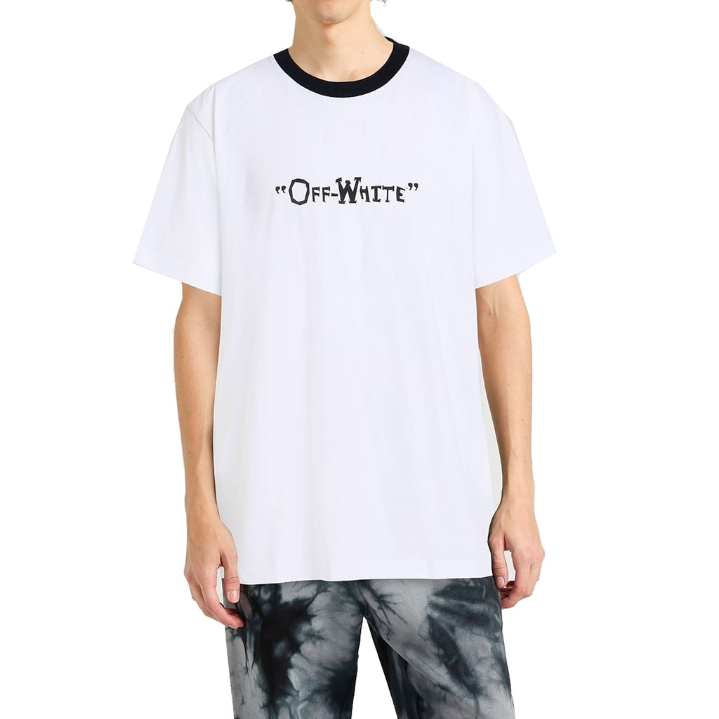 T-Shirt Off-White Logo - White - Homme