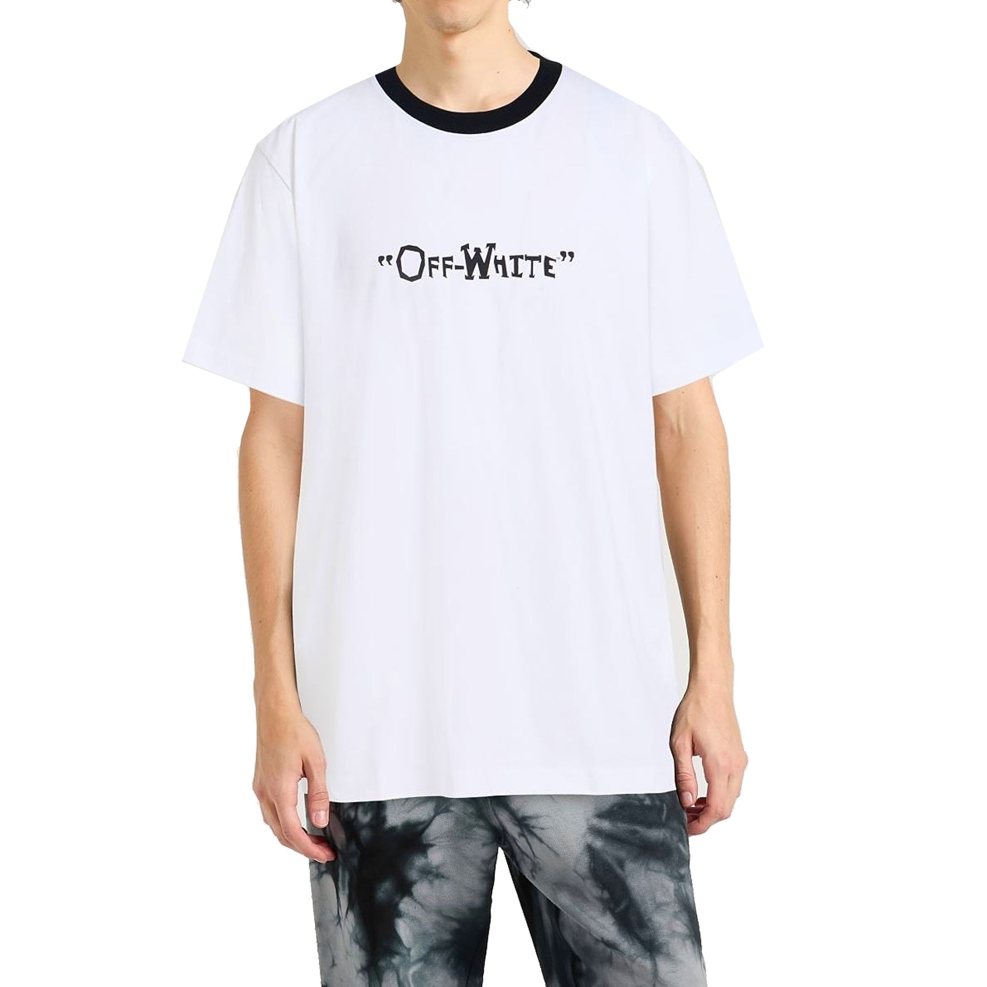 T-Shirt Off-White Logo - White - Homme