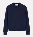 Ami Paris - Sweatshirt Ami De Coeur – Bleu Marine Rouge