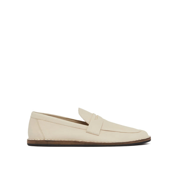 Mocassins The Row Cary Leather - Cream - Femme