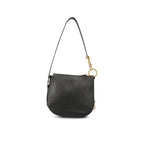 Burberry Knight Leather Shoulder Bag - Black - Femme