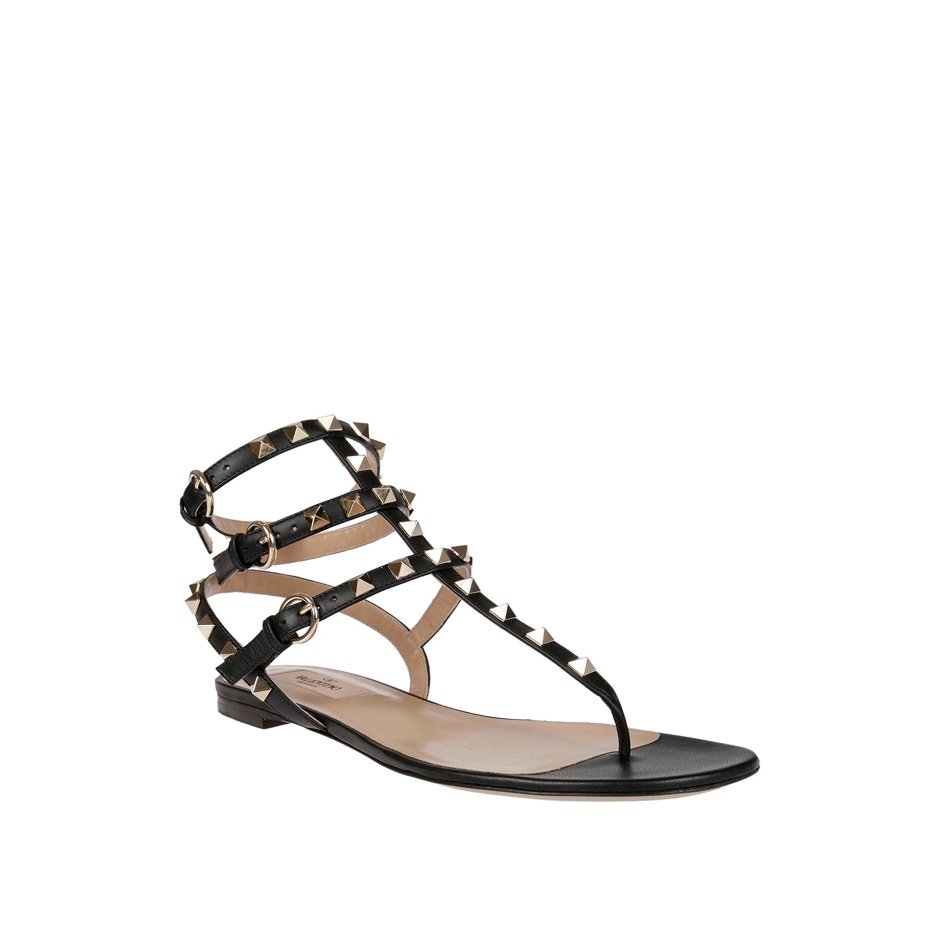 Sandales Valentino Garavani Rockstud Flip-Flop - Black - Femme