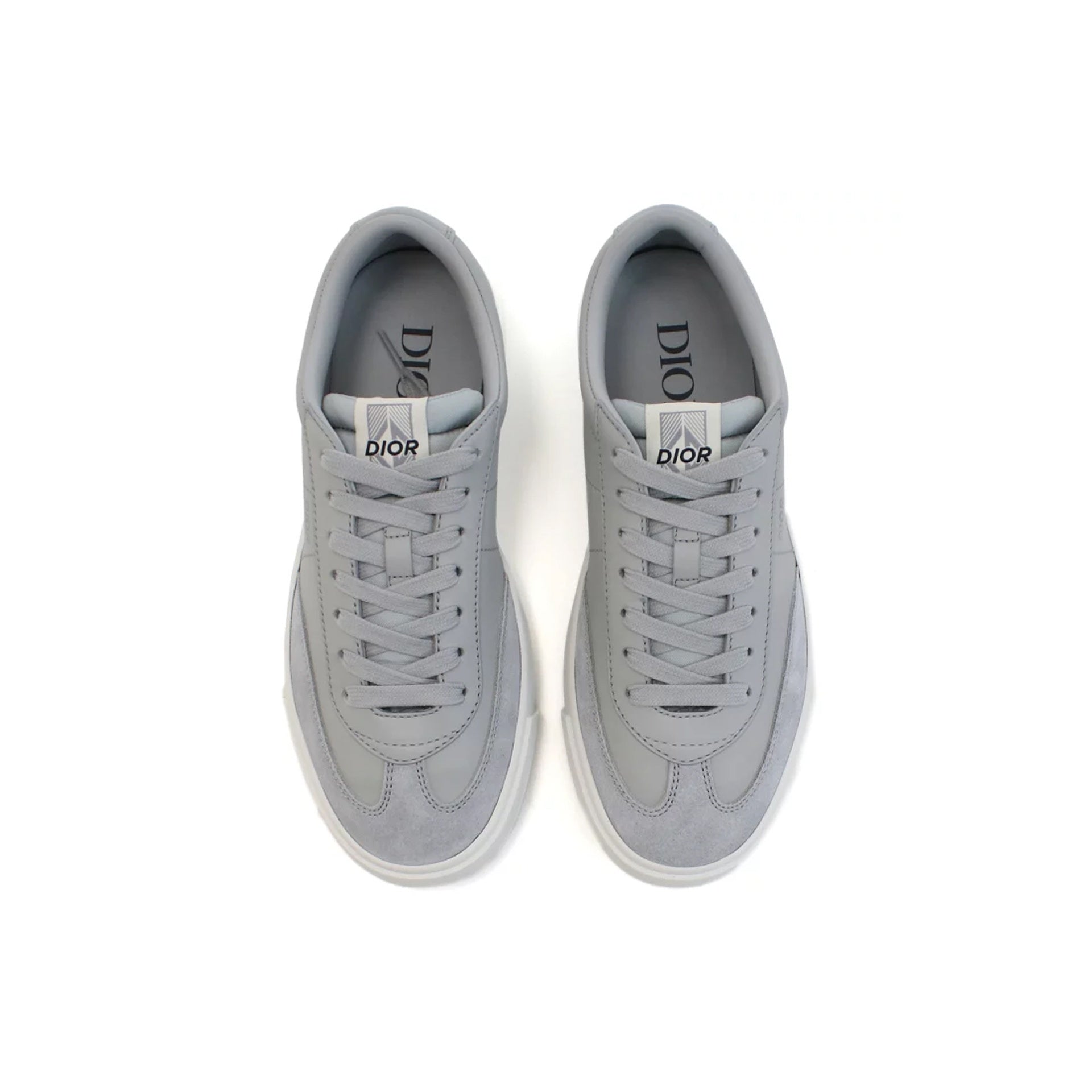 Baskets Dior Leather - Grey - Homme