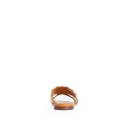 Sandales Valentino Garavani Rockstud Leather - Brown - Femme