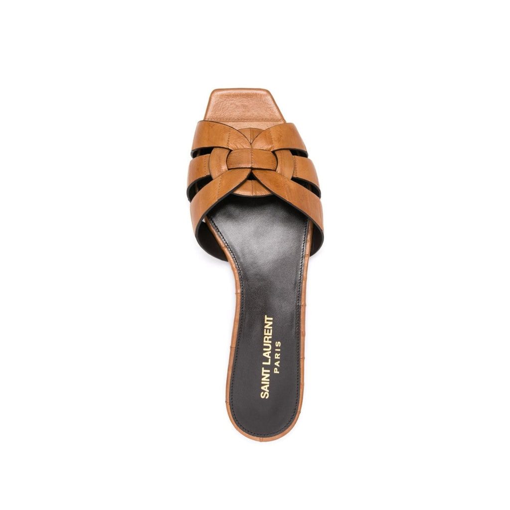 Sandales Saint Laurent Tribute - Brown - Femme