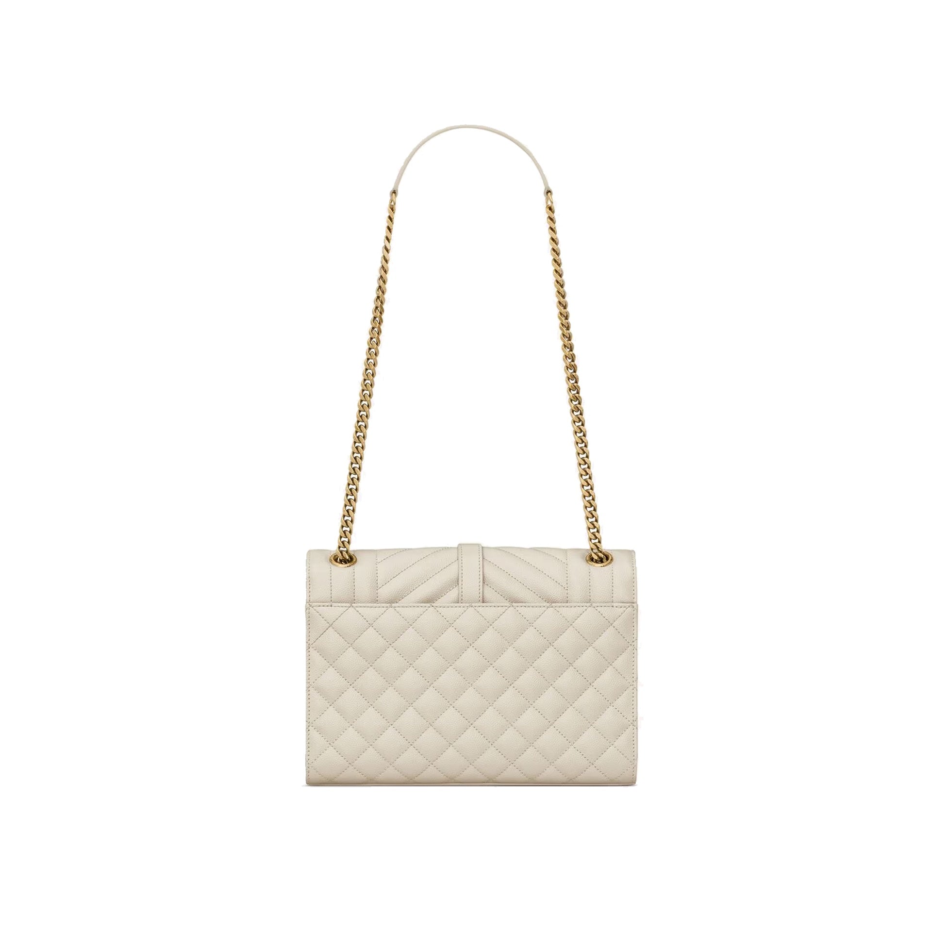 Saint Laurent - Sac Envelope Medium - Femme - Ivory
