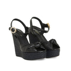Dolce & Gabbana Wedge Sandals - Black - Femme