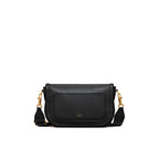 Valentino Garavani Alltime Leather Shoulder Bag - Black - Femme