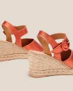Sandales Helga Rojo Metalizado