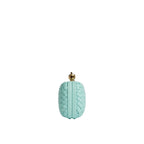 Bottega Veneta Knot Padded Intreccio Clutch - Green - Femme