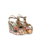 Dolce & Gabbana Wedge Sandals - Black - Femme