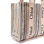 Chloe - Cabas Woody Medium - Femme - Beige