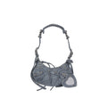 Balenciaga Le Cagole Xs Denim Shoulder Bag - Blue - Femme