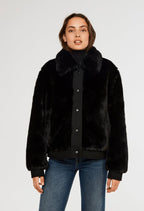 Fausse Fourrure Fanash - Noir - Claudie Pierlot - The Bradery