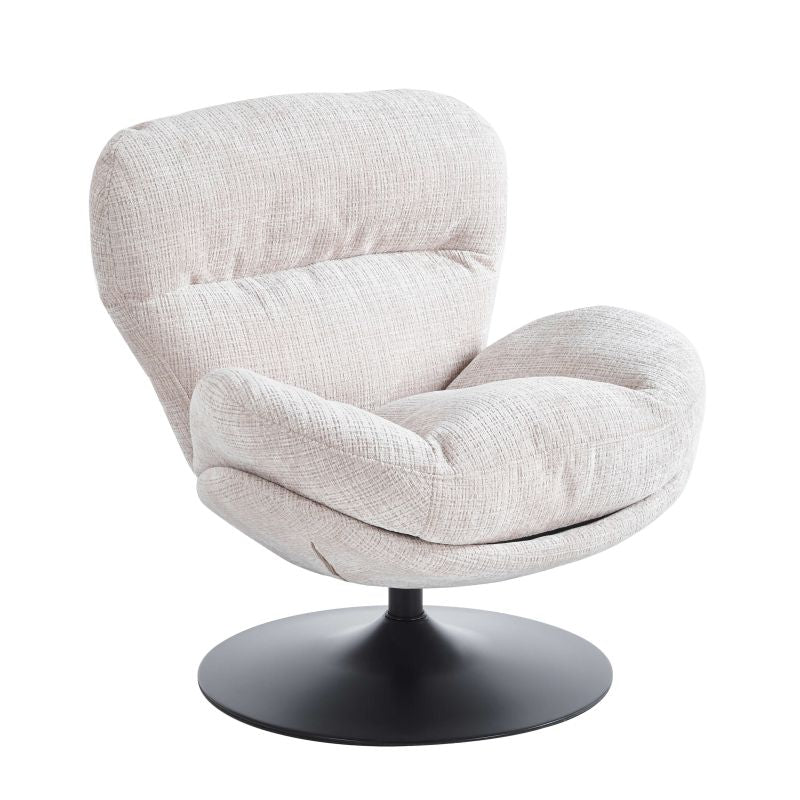 Ceres - Fauteuil Rotatif 1 Place - Tissu Beige