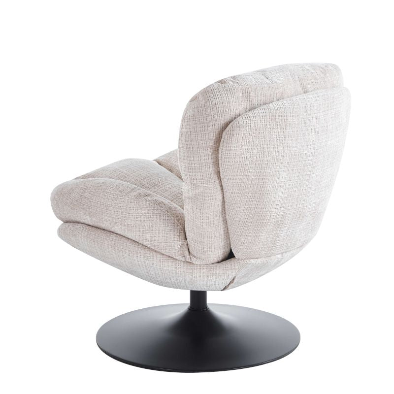 Ceres - Fauteuil Rotatif 1 Place - Tissu Beige