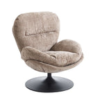 Ceres - Fauteuil Rotatif 1 Place - Tissu Taupe