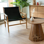 fauteuil lounge apache teck cuir noir
