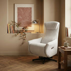 Cochyre - Fauteuil Relax Électrique Rotatif 1 Place - Tissu Gris