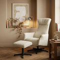 Rigel - Fauteuil Relax Manuel Rotatif 1 Place - Tissu Beige