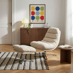 Themis - Fauteuil Rotatif 1 Place - Tissu Blanc