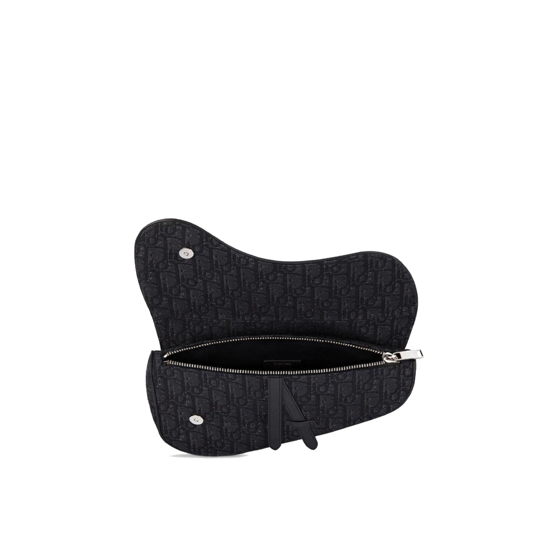 Dior - Sac Messager Oblique Jacquard - Homme - Black