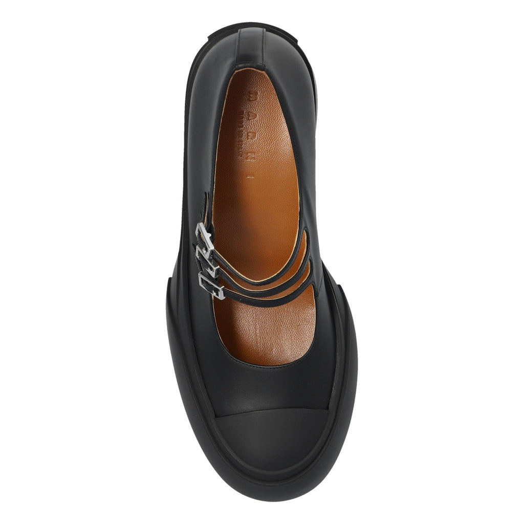 Escarpins Marni Pablo Leather - Black - Femme